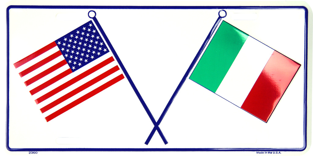 USA American & Italy Italian Friendship 6\