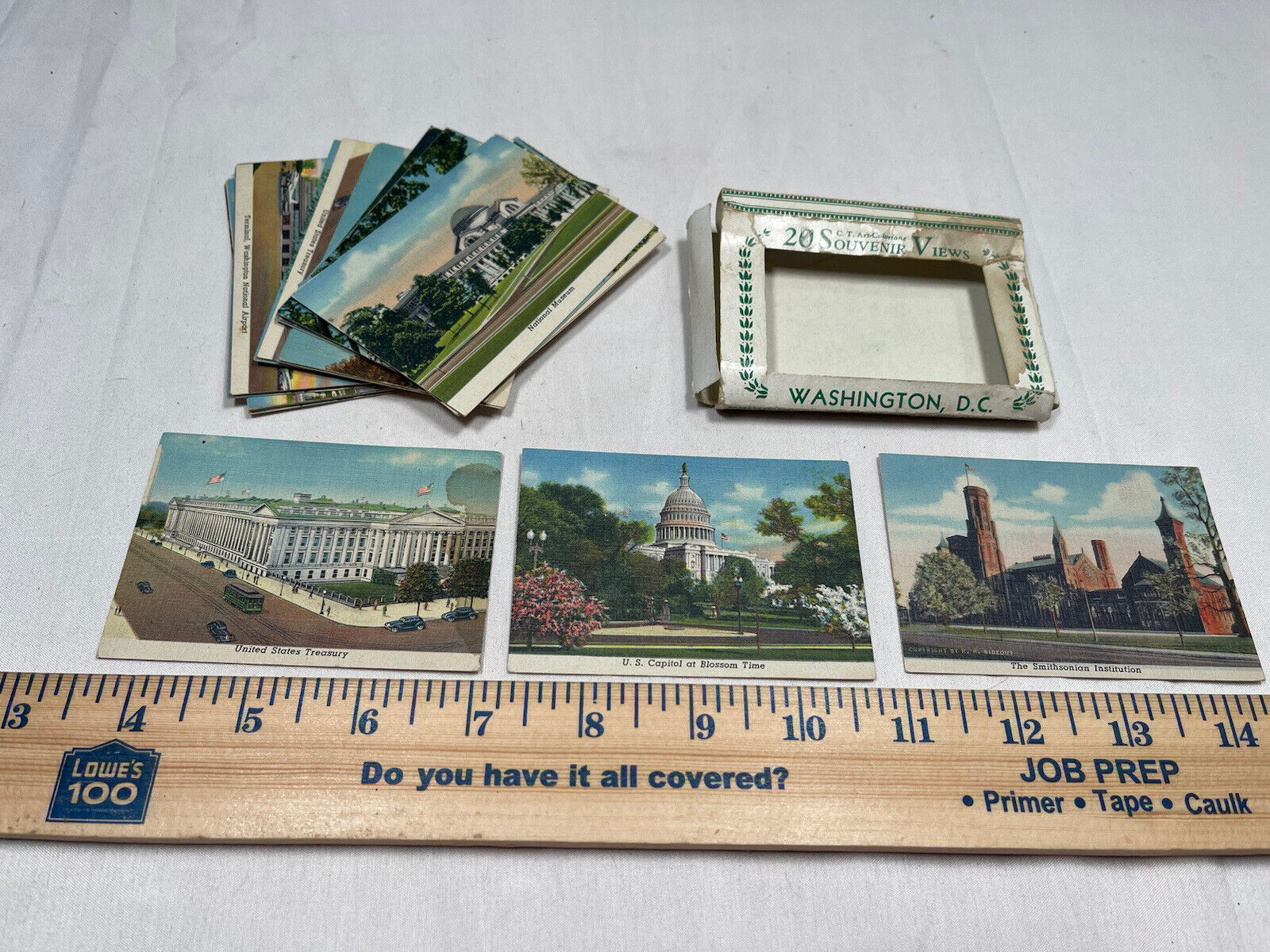 20pcs Vintage Photos Of Washington DC Mini Souvenir MCM