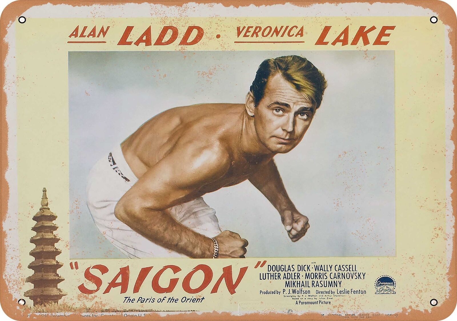 Metal Sign - Saigon (1948) 1 - Vintage Look