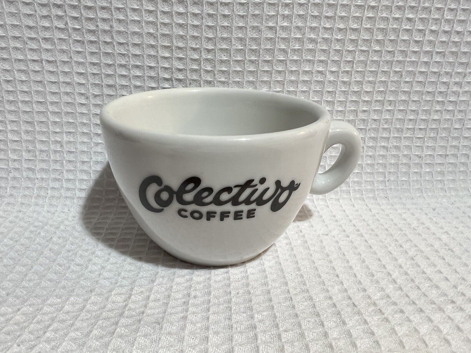 Inker Porcelain-White/Black “COLECTIVO COFFEE” Logo Advertising Coffee Cup
