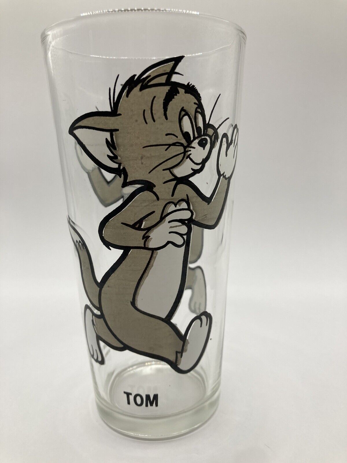Vintage 1975 Pepsi Collector Series MGM Tom Drinking Glasses 6.25