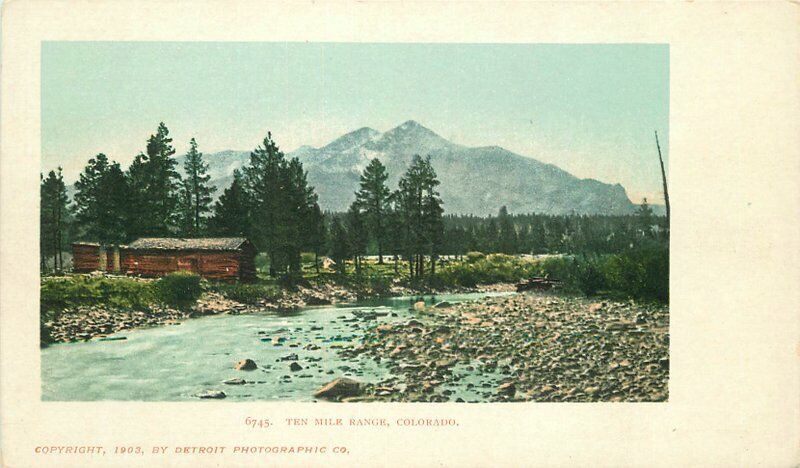 C-1905 Mill Range Colorado Detroit Photographic #6745 Postcard 20-2892