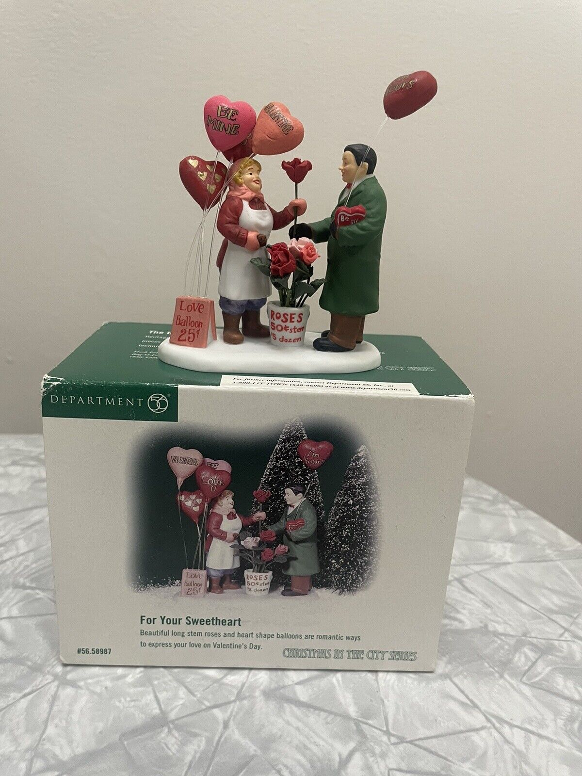 Department 56 Christmas in the City For Your Sweetheart Rare New