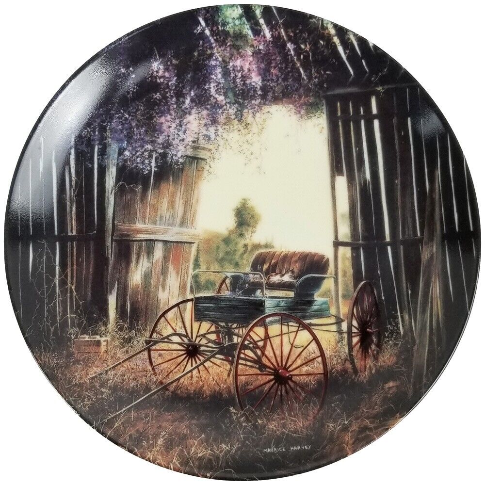 1989 Collector Plate THE SPRING BUGGY - COUNTRY NOSTALGIA SERIES Maurice Harvey