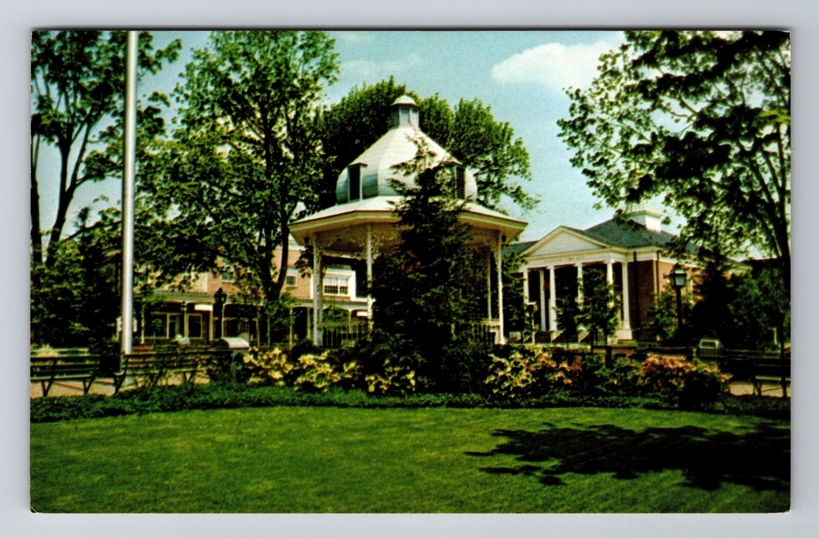 Ligonier PA- Pennsylvania, The Bandstand And Public Square, Vintage Postcard