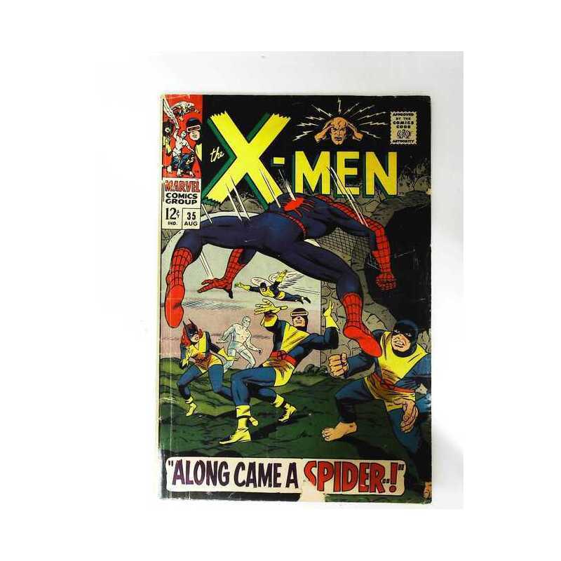 X-Men (1963 series) #35 in Fine minus condition. Marvel comics [v%