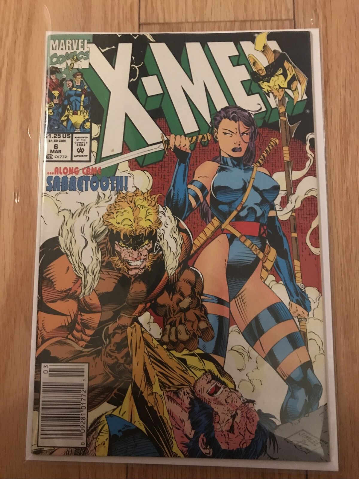 X-men #6 (Marvel Mar 92) Bagged & Boarded 
