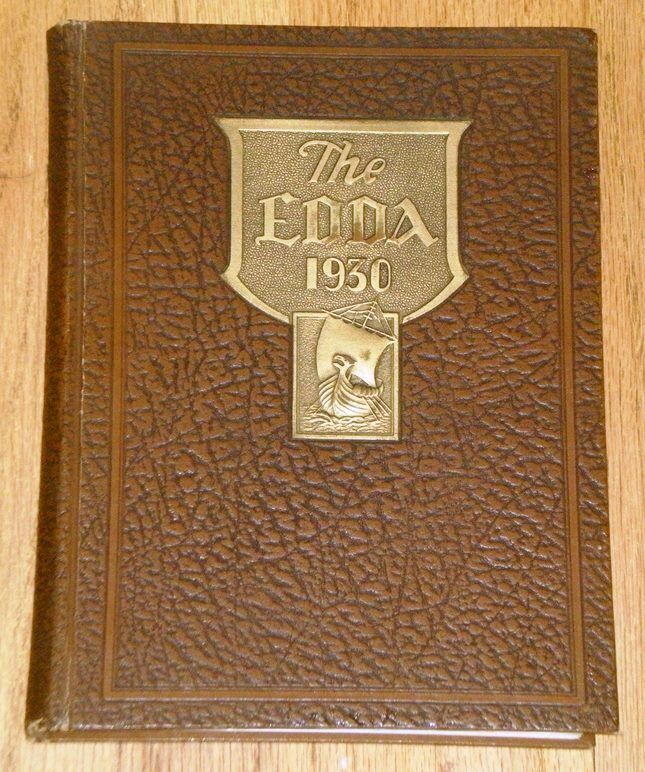 Antique Yearbook 1930 THE EDDA Augustana College, Sioux Falls, South Dakota