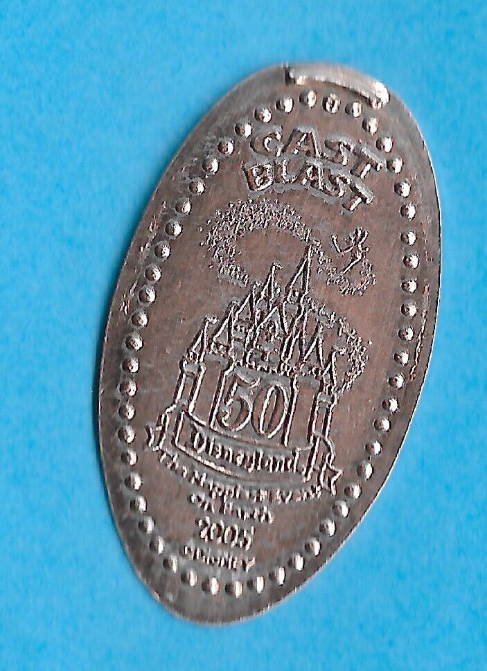 CAST ONLY 2005 CAST BLAST 50th DL PRESSED ELONGATED PENNY DISNEY AVAILABLE 1 DAY