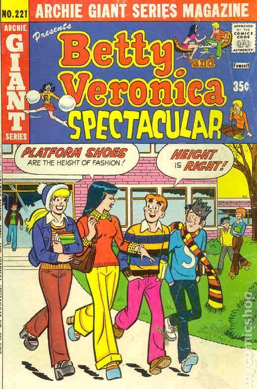 Archie Giant Series #221 VG 1974 Stock Image Low Grade