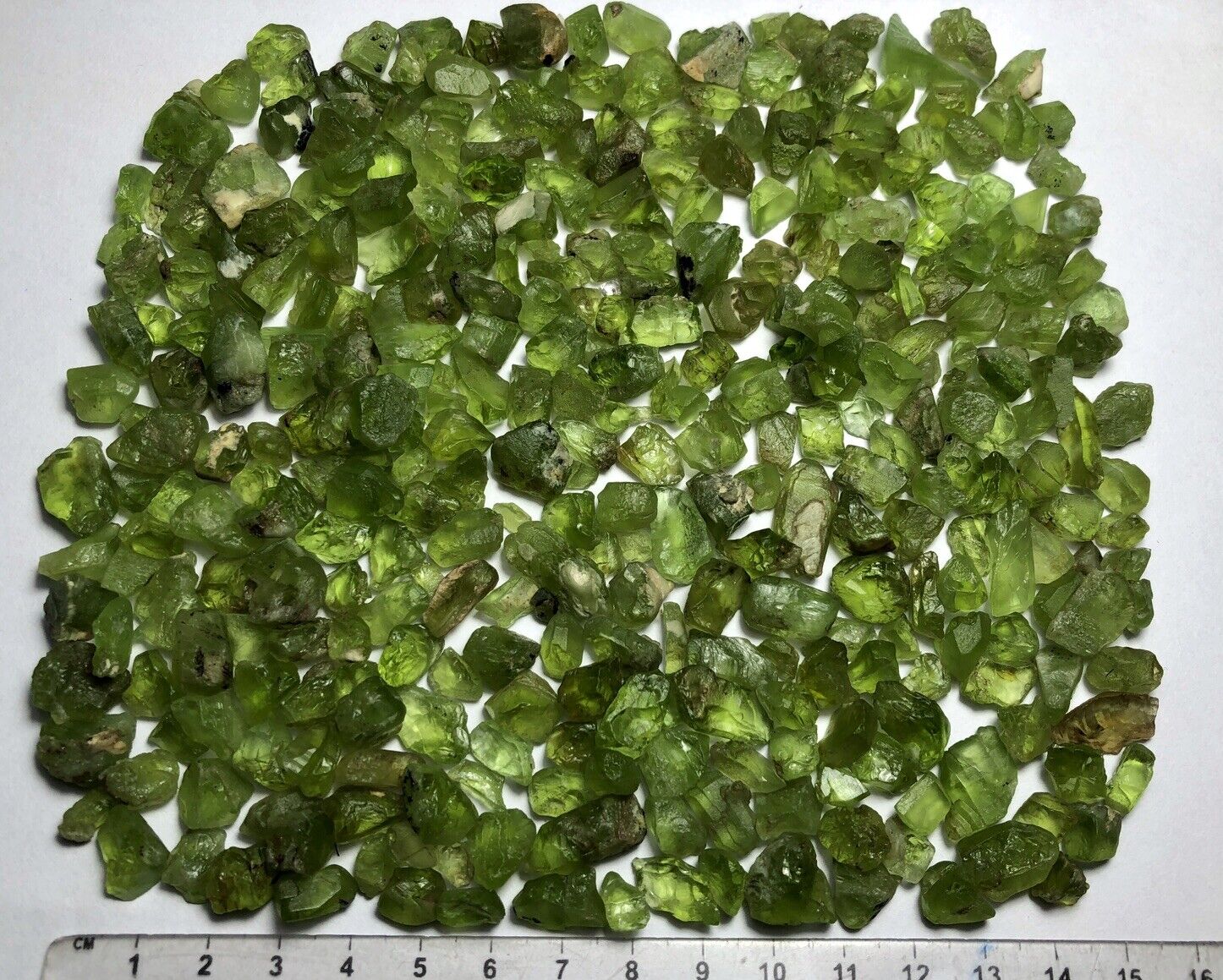 350-Gm Top Quality Natural Greenish Color Peridot Rough Type Lot From Pakistan 