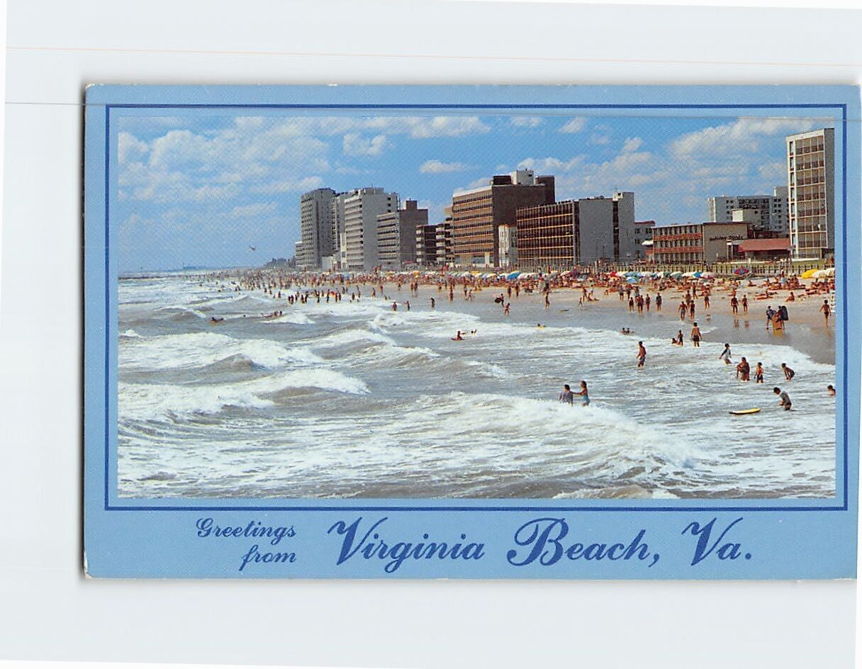 Postcard Greetings from Virginia Beach Virginia USA