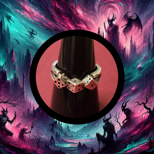 Authentic Demonic Possessed Ring REAL Satanic Haunted Taisi: Demon of Chance