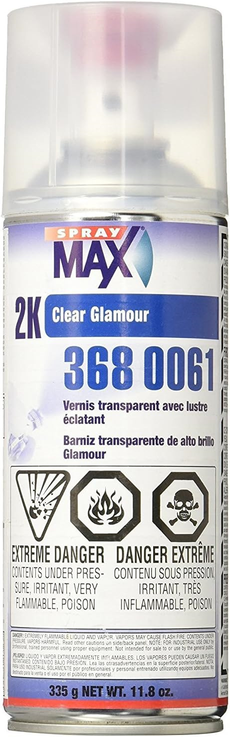 USC Spray Max 2k High Gloss Clearcoat Aerosol (1 PACK)