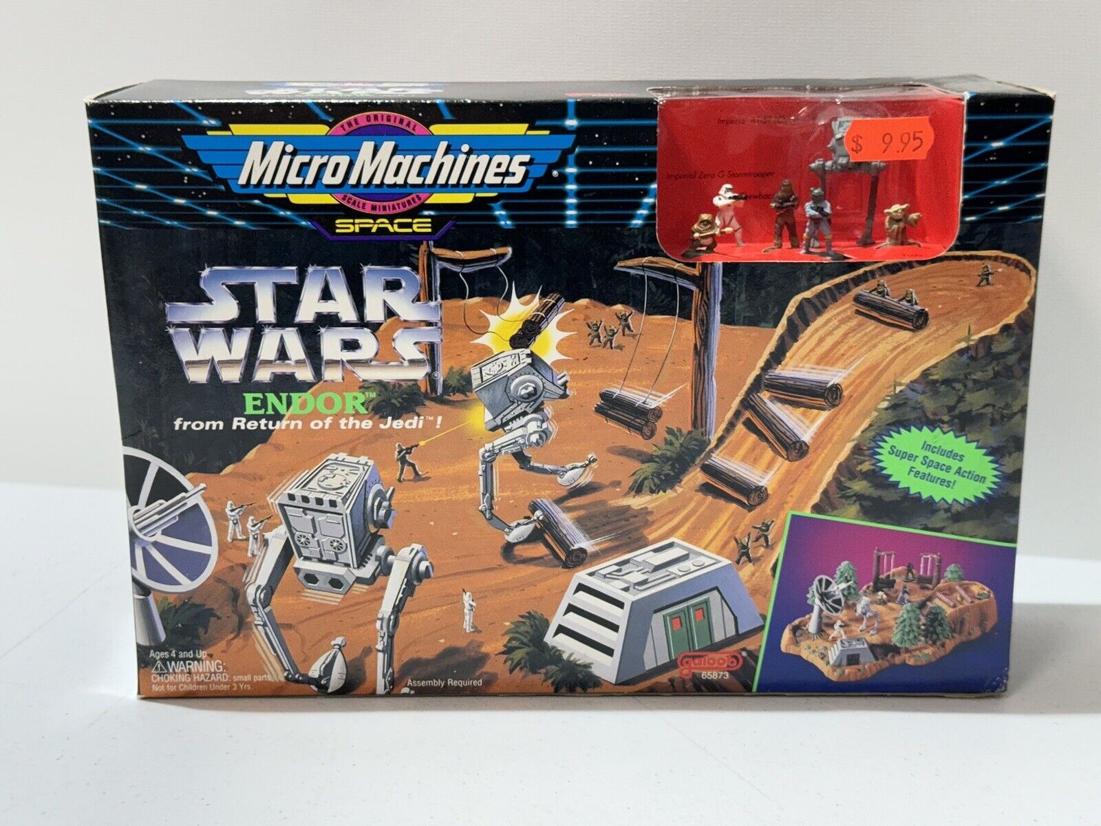 VINTAGE 1993 STAR WARS Micro Machines ROTJ ENDOR Playset in BOX New Sealed