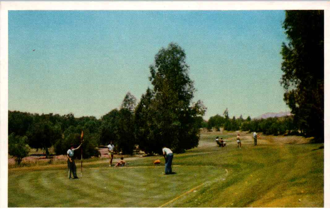 Gilman Hot Springs, California - Golf at Gilman\'s 9- course - c1970
