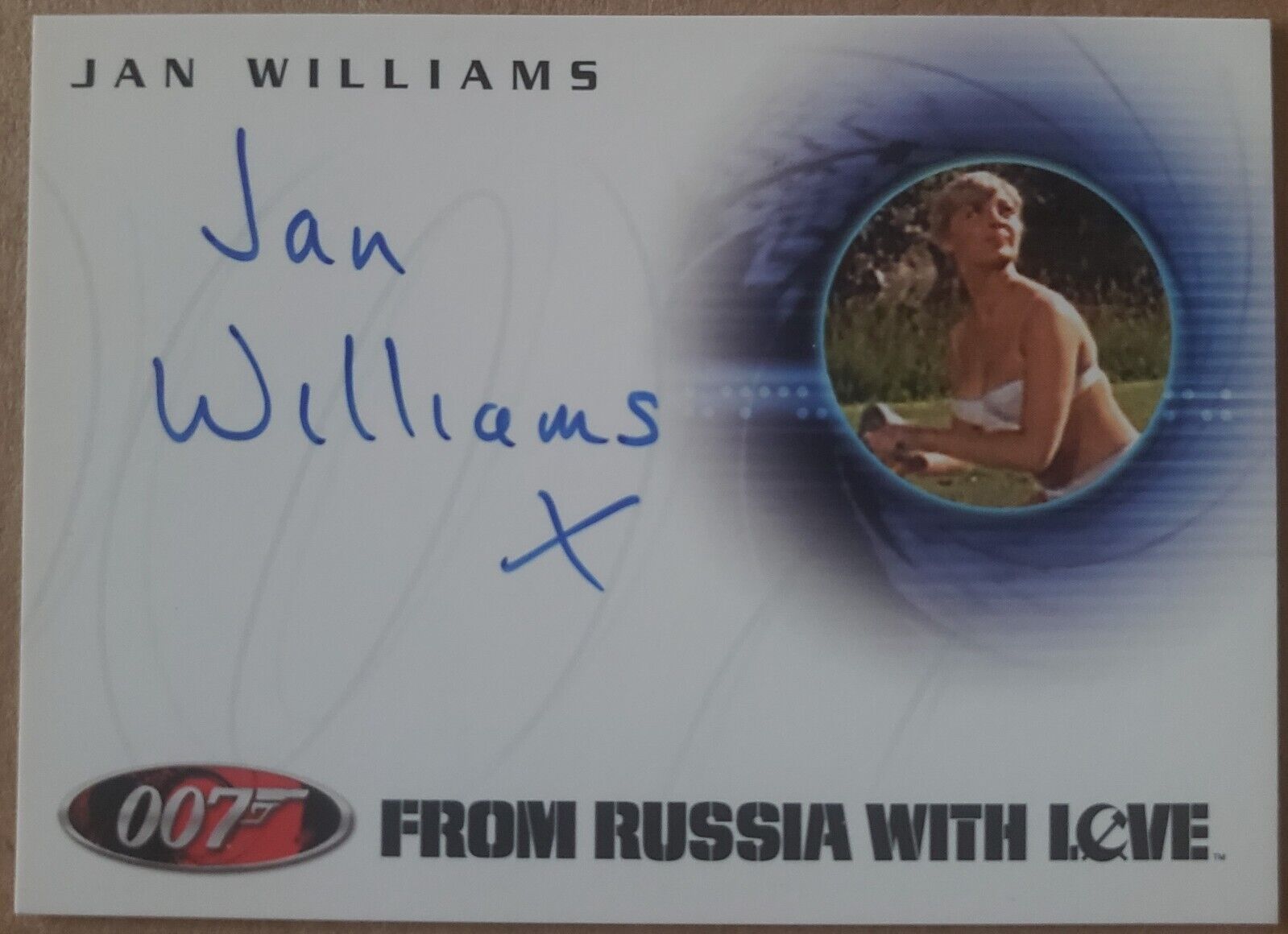 2004 James Bond The Quotable 007 Jan Williams as Masseuse Auto Autograph #A40