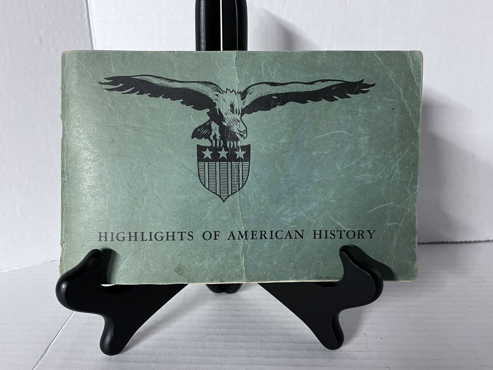 VINTAGE 1939 HIGHLIGHTS OF AMERICAN HISTORY STICKERS STAMPS BOOK