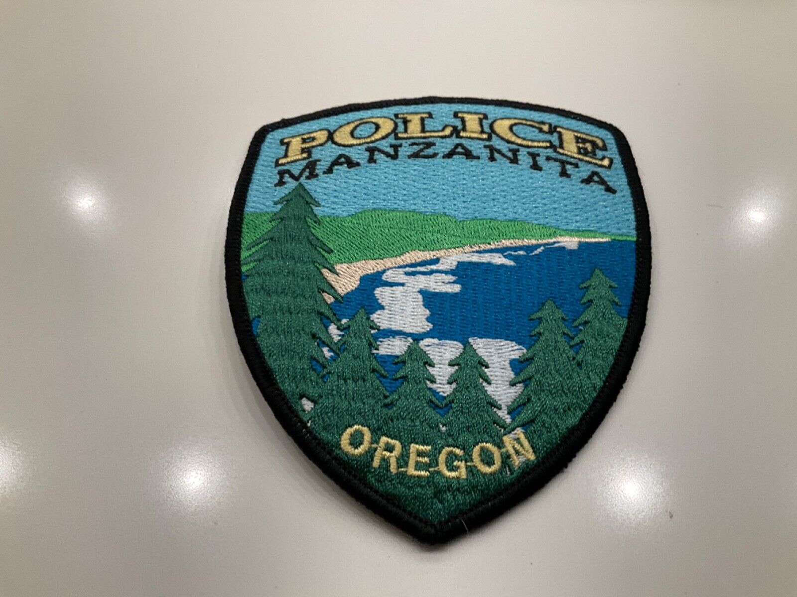 Manzanita Police State Oregon OR Defunct Colorful
