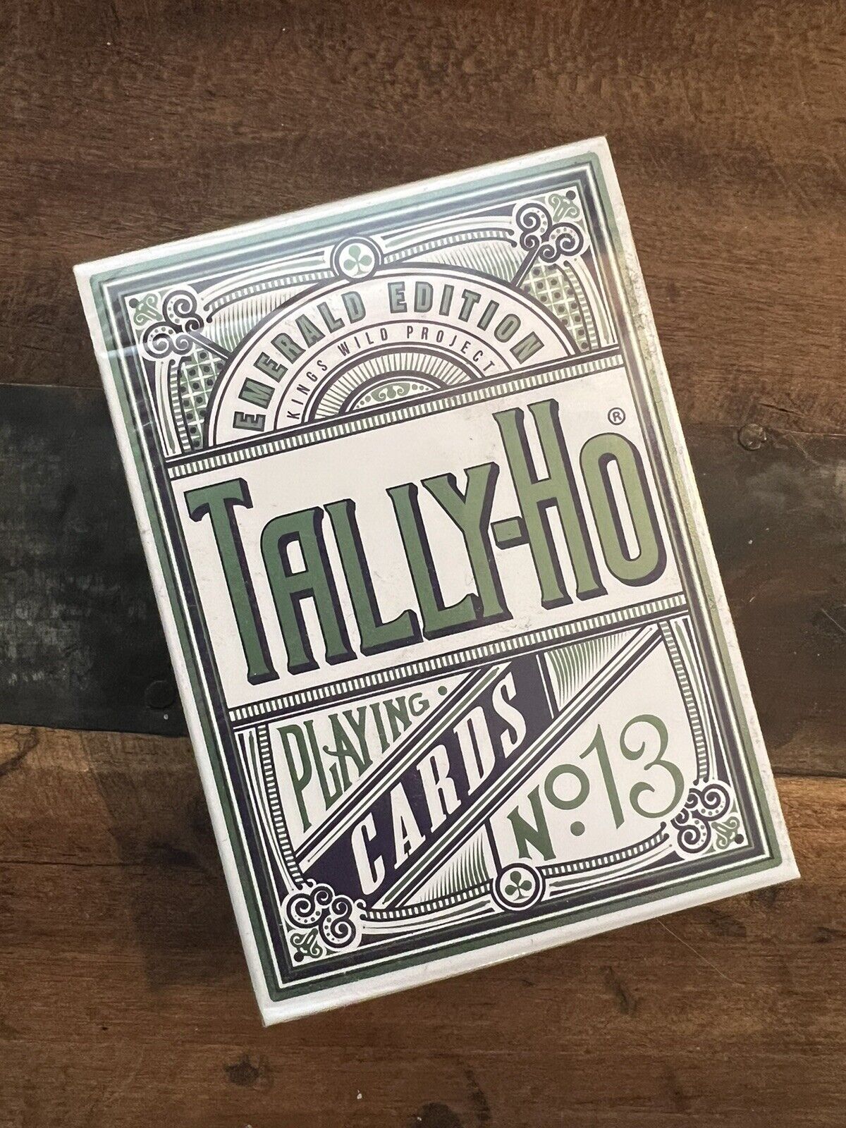 Kings Wild - Tally Ho Emerald Edition Standard Playing Cards NEW SEALED 9️⃣❤️
