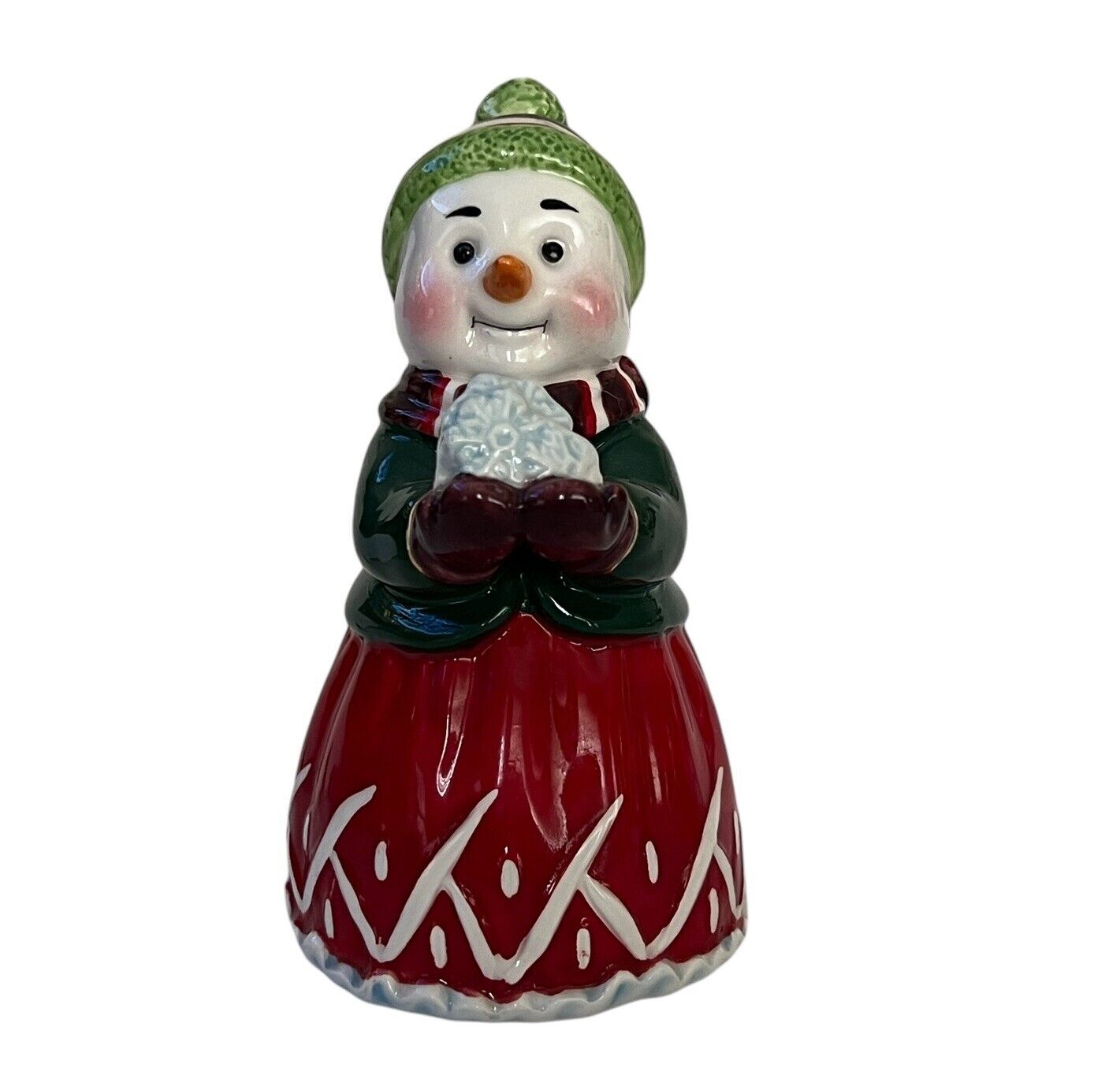 Waterford Holiday Heirlooms Snowlass Bell Christmas Collectible 2007 Snowman