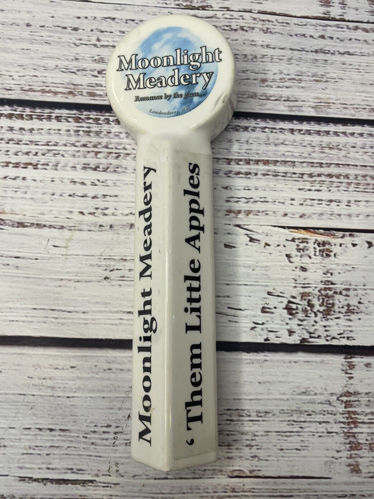 Moonlight Meadery Tap Handle Romance By The Glass Ceramic Beer Tap Handle 10”