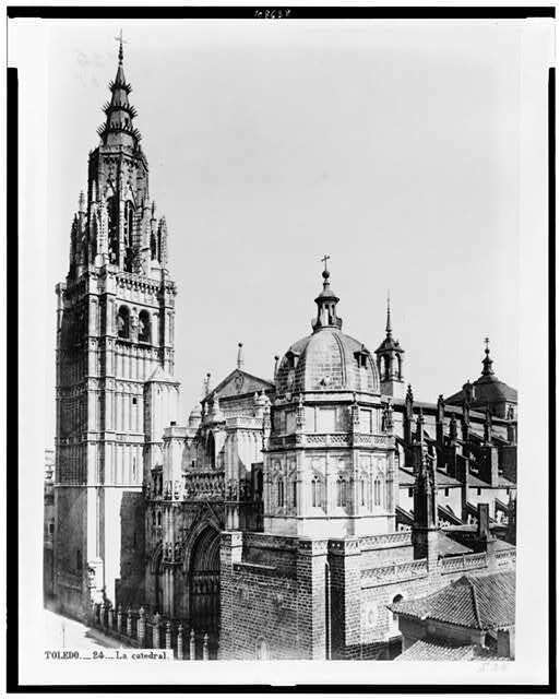 Photo:Toledo. La catedral, Spain, Cathedras, 1860\'s
