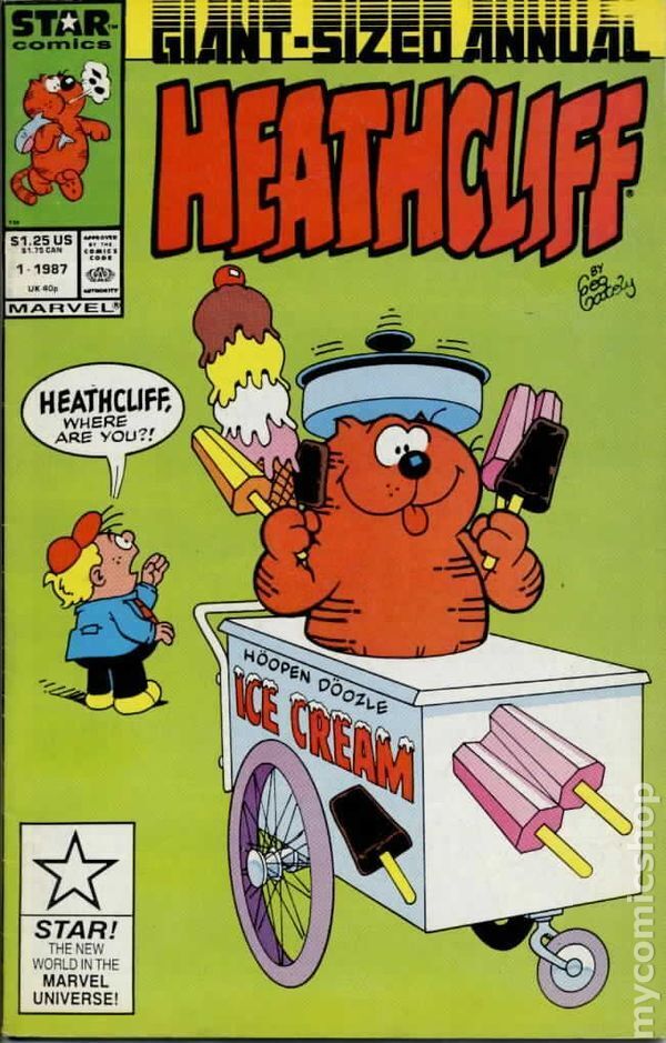 Heathcliff Annual #1 FN 1987 Stock Image