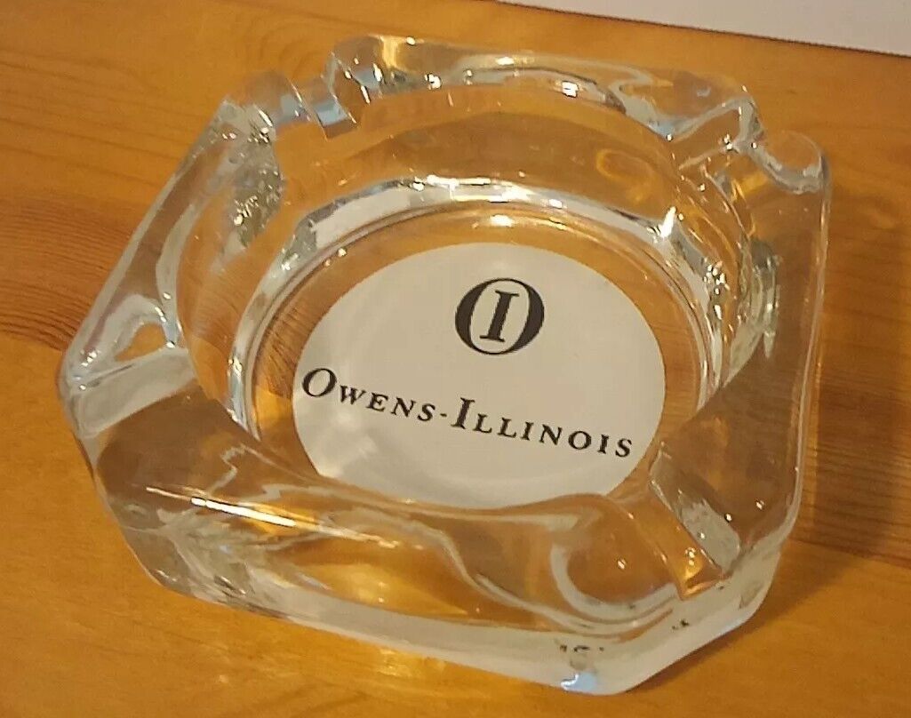 Vintage Owens-Illinois Glass Ashtray