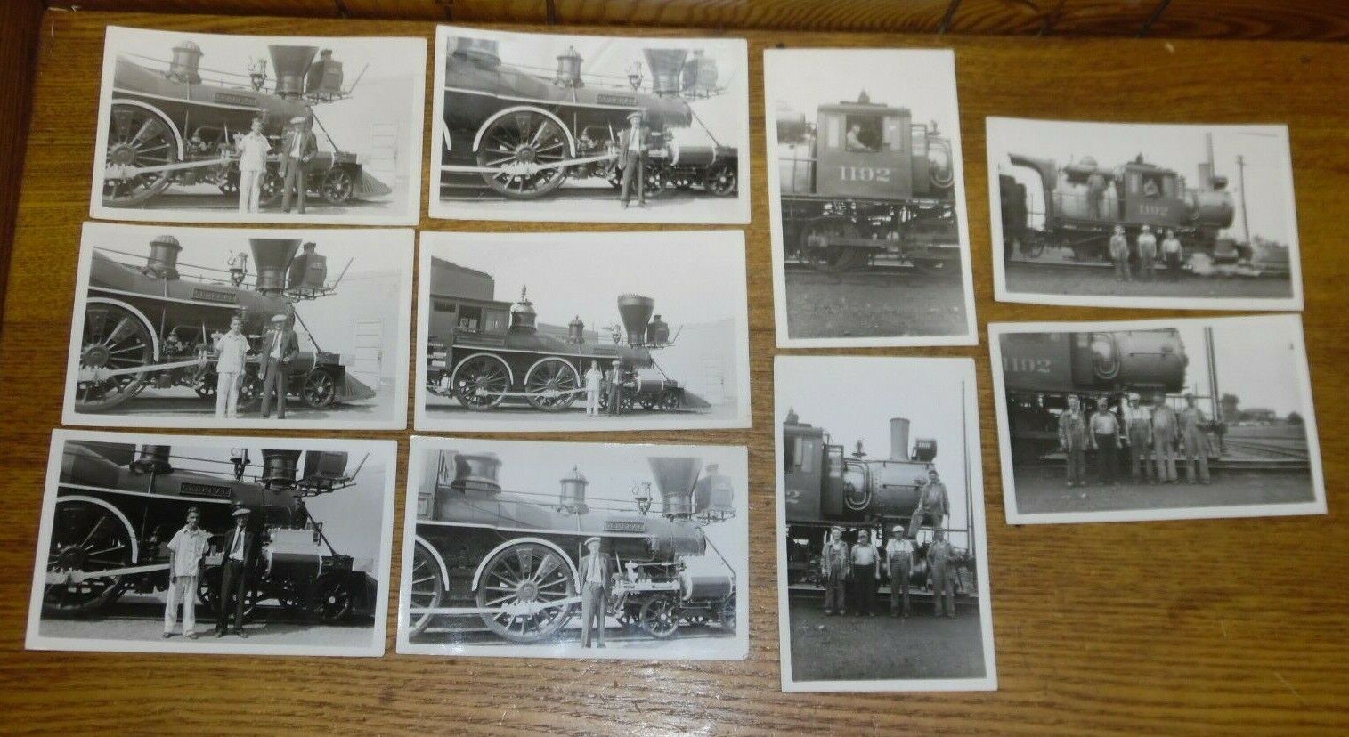 10 1939 NY Worlds Fair Photographs - People Next To The General Train Locomotive