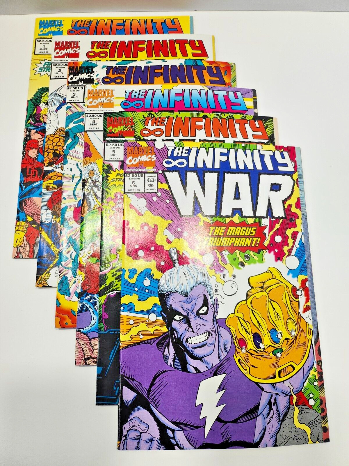 Marvel Comics: The Infinity WAR Series #1-6 Lot VF/NM Comic Books