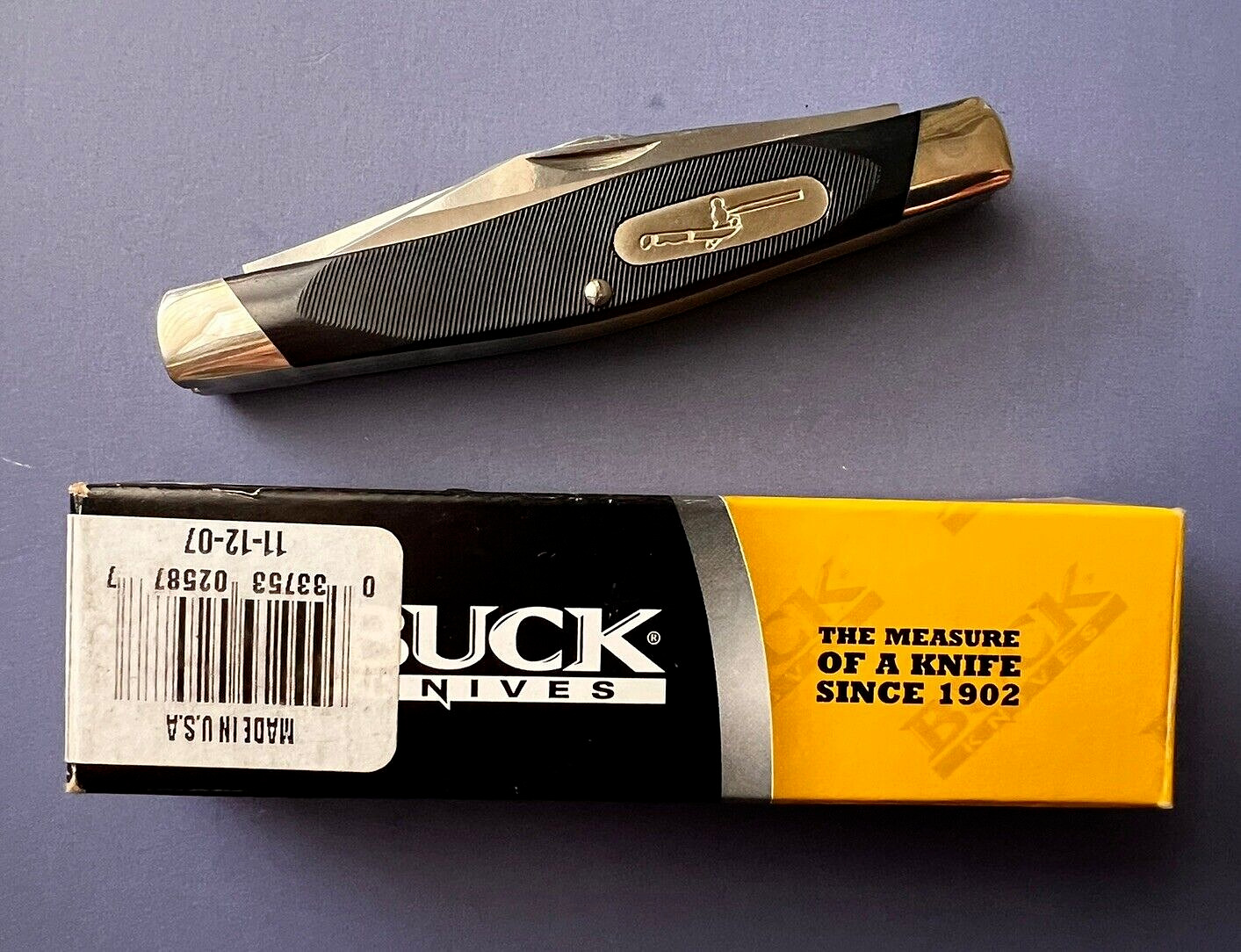 BUCK SILVER 3 BLADE KNIFE - STOCKMAN - #0301BKF-B CAT.2587 - USA. 2007