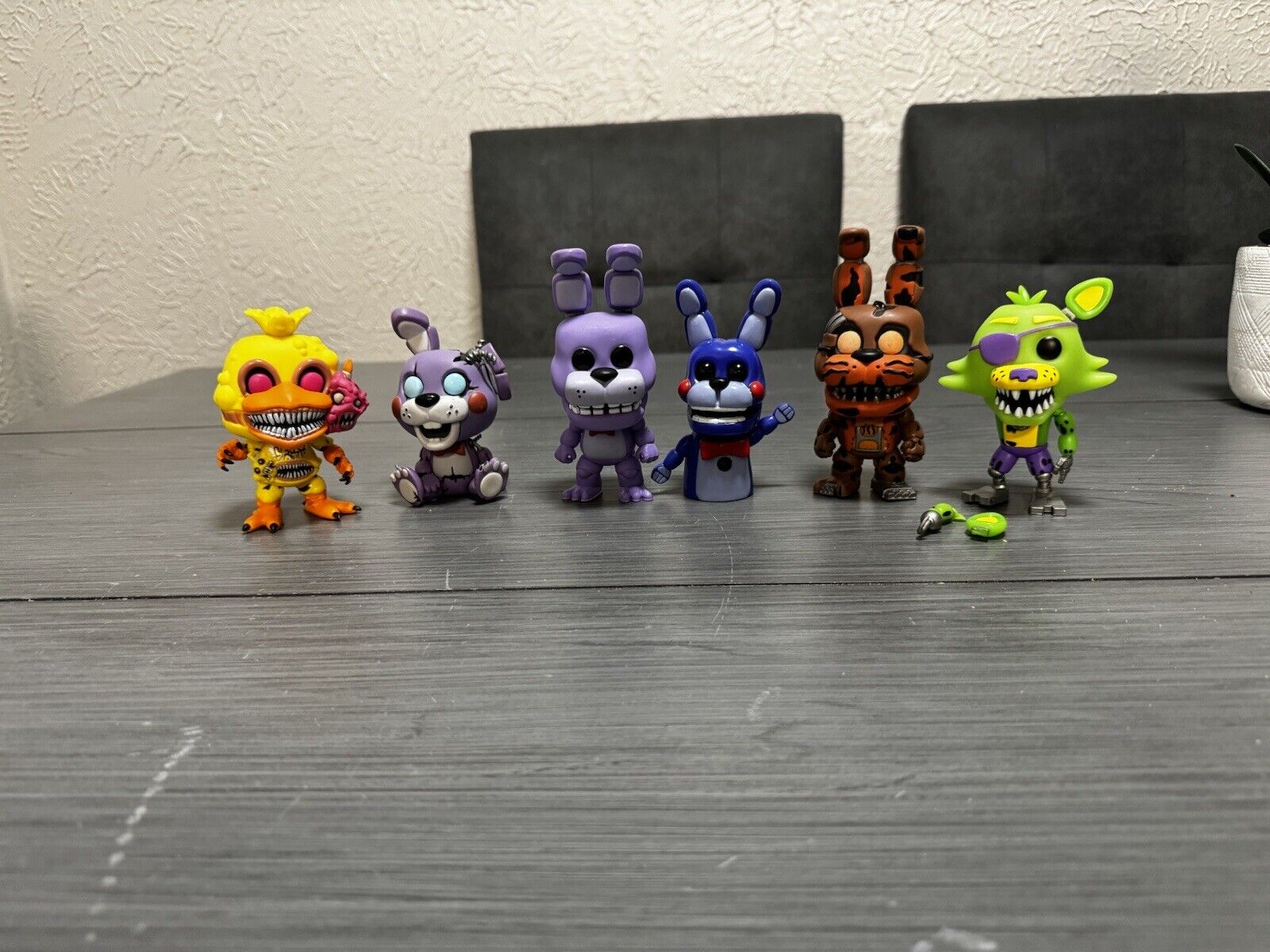 FNAF Funko Five Nights At Freddy’s Pizza Simulator Pop Set Of 6 Pre Owned READ
