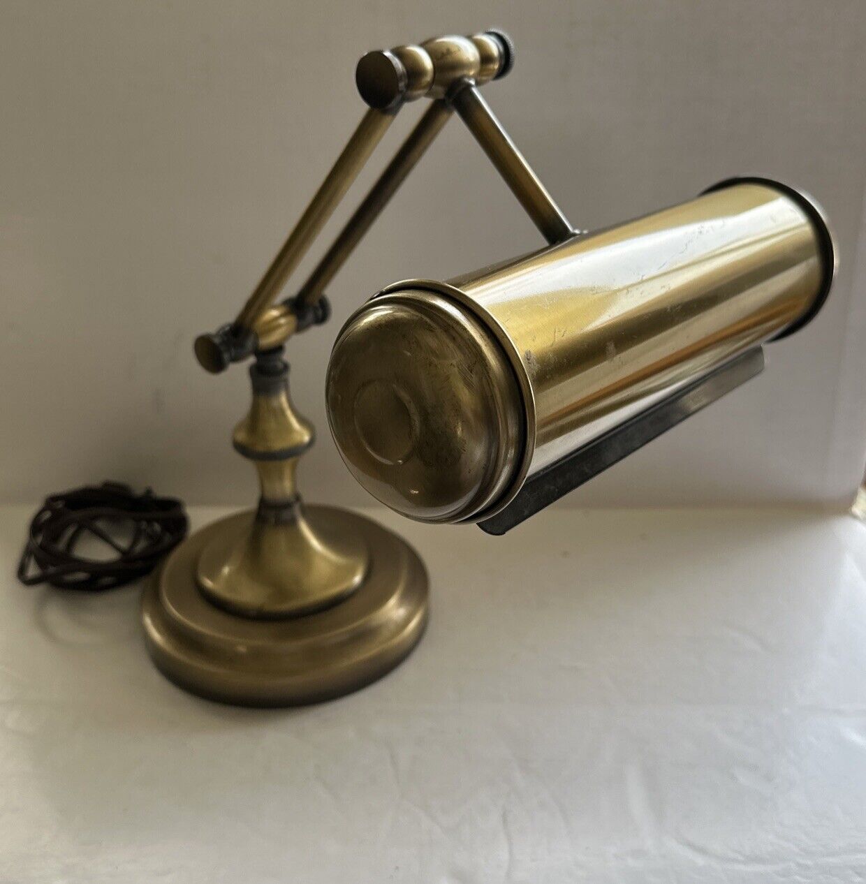 Vintage Bankers Desk Lamp Underwriters Laboratories