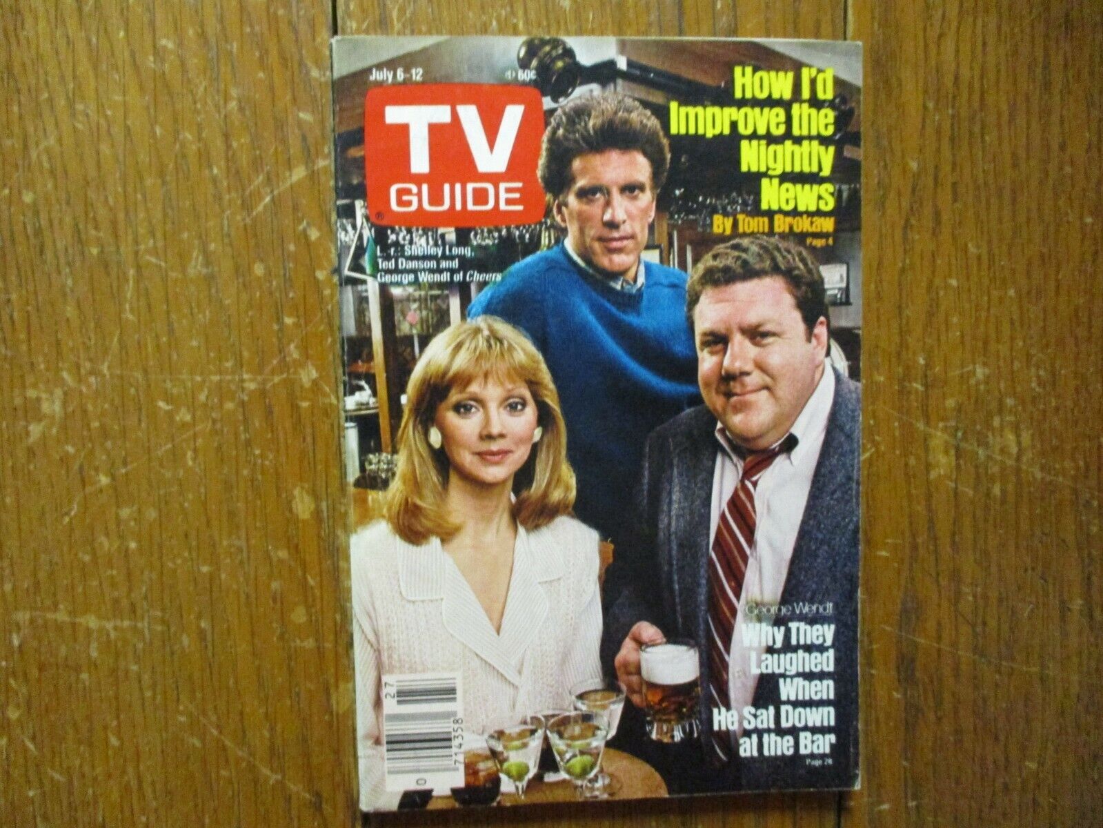 Jul-1985 TV Guide(CHEERS/SHELLEY LONG/GEORGE WENDT/RUTH WESTHEIMER/CARMEN THOMAS