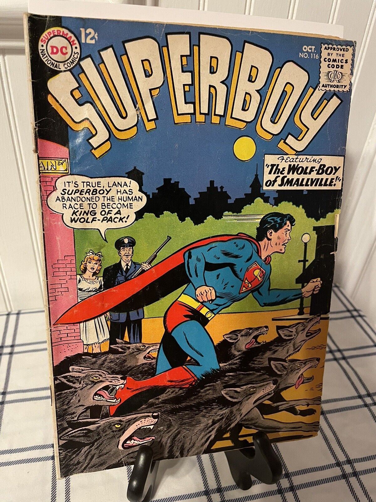 SUPERBOY #116 Silver Age DC comics 1964 WOLF-BOY OF SMALLVILLE