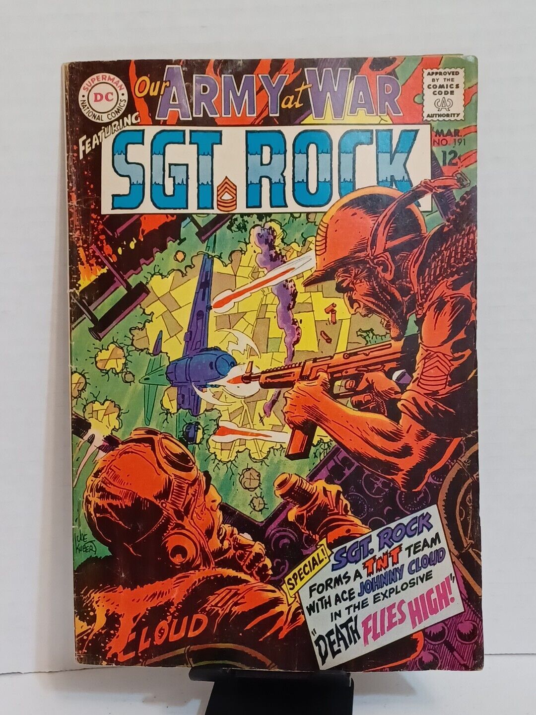 DC Comics Our Army at War No. 191 March 1968 Sgt Rock Silver Age Very Good/Fine