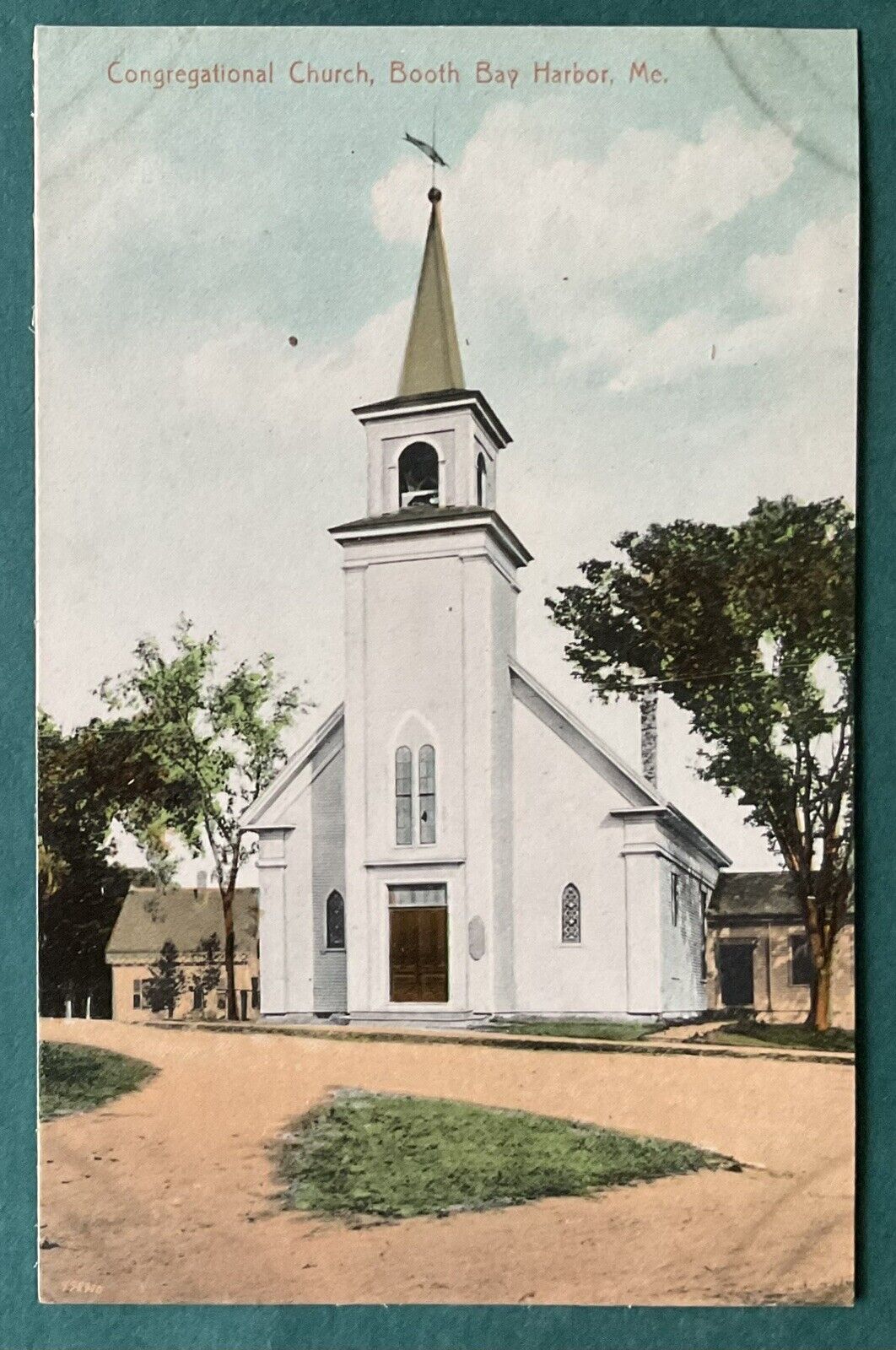 Boothbay Harbor Congregational Church Postcard