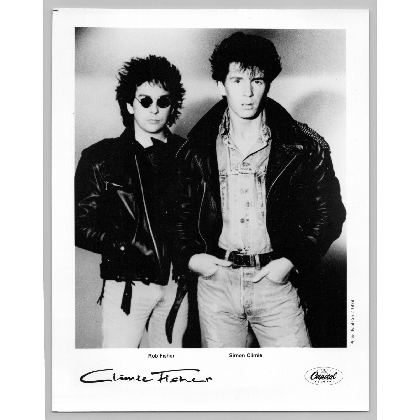 Climie Fisher British Pop Duo Naked Eyes Singer 80s-90s Glossy Music Press Photo