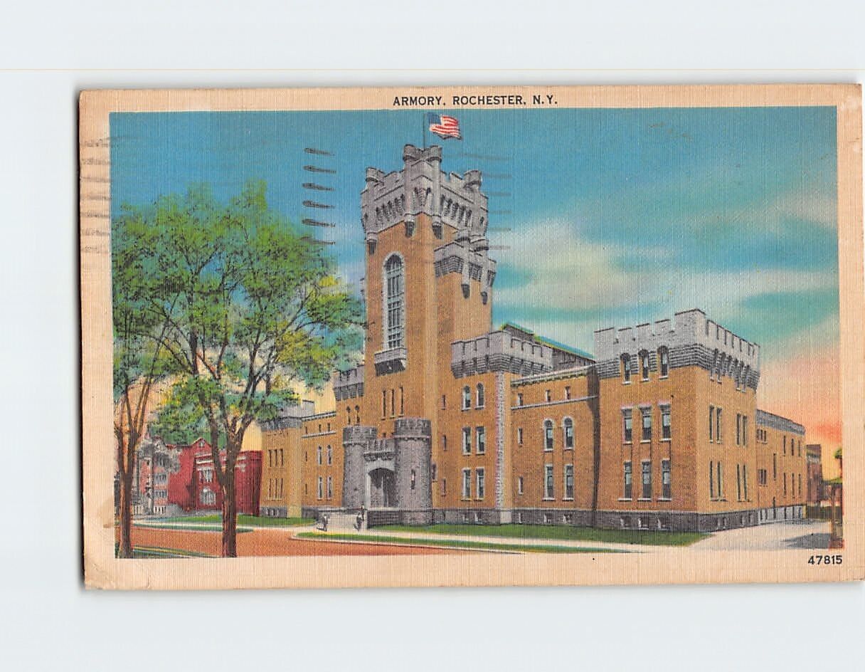 Postcard Armory, Rochester, New York