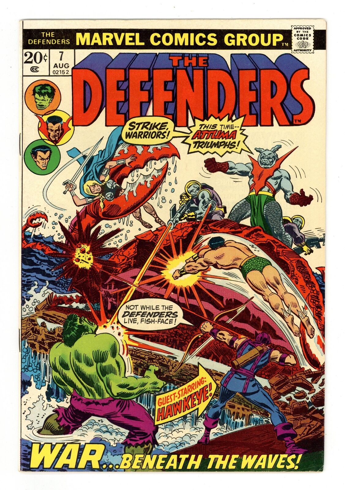 Defenders #7 FN- 5.5 1973