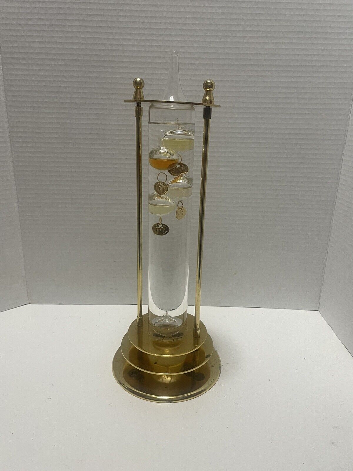 Vintage GALILEO  Thermometer w/ Five Bubbles 15”