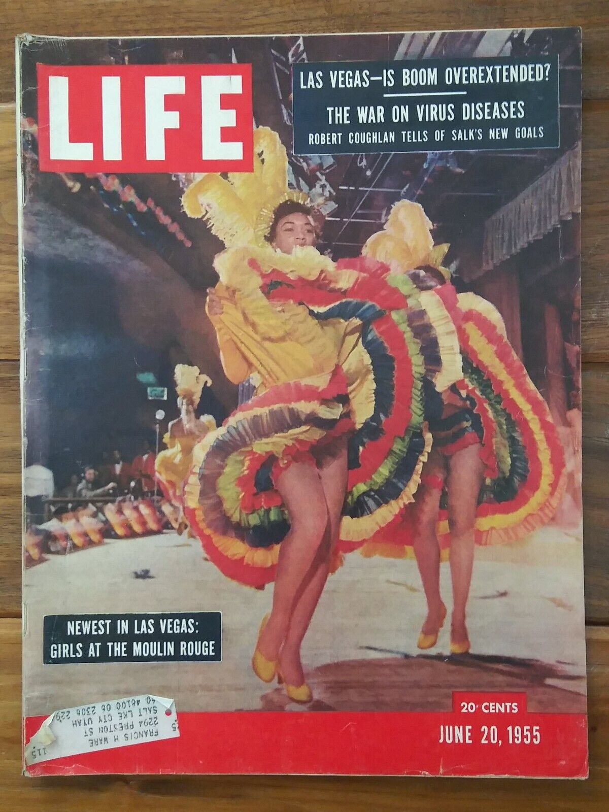 Moulin Rouge casino, Life Magazine June 20 1955,  LAS VEGAS, RARE