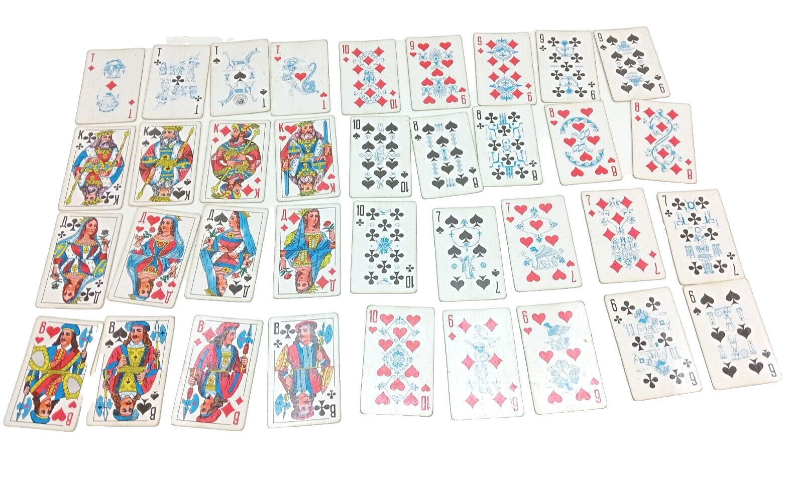 Color Printing Plant St. Petersburg Playing Cards Miscellaneous Drawings Rare