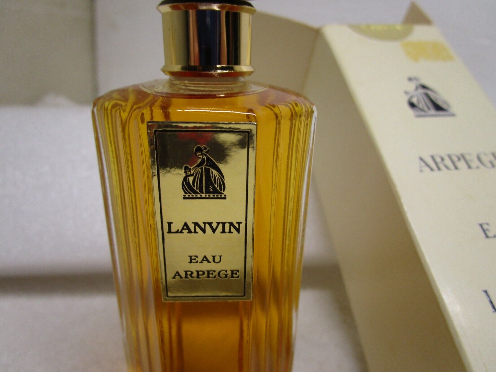 Vintage Arpege Eau de Lanvin Parfume  Splash Perfume Gold Label 1960s \