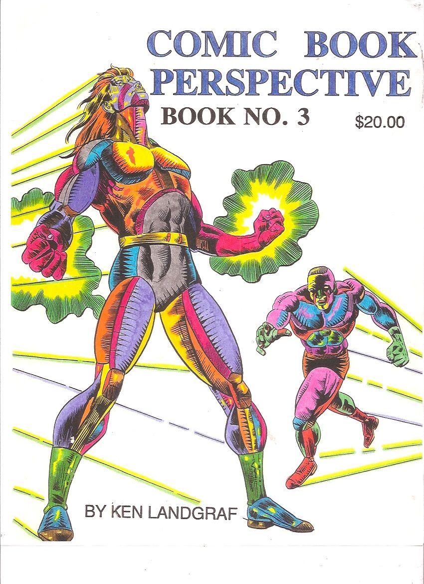 KEN LANDGRAF-  LEARN TO DRAW COMIC BOOK SUPER DYNAMIC PERSPECTIVE ACTION FIGURES