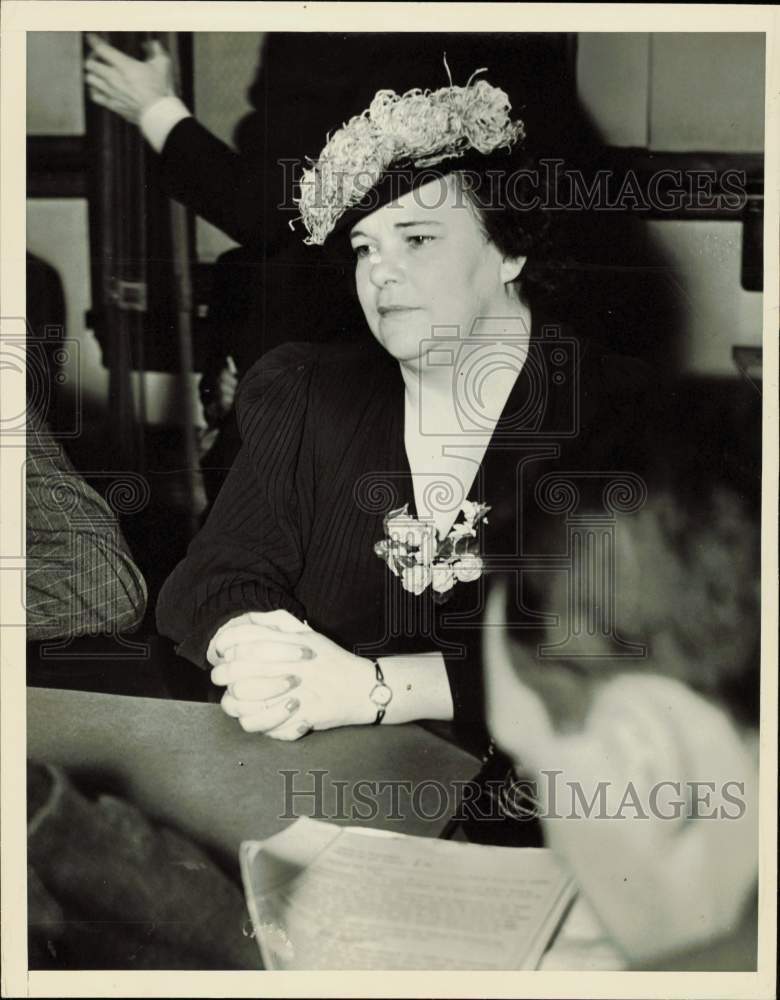 1938 Press Photo Jackie Coogan's mother goes to court for his money, Los Angeles