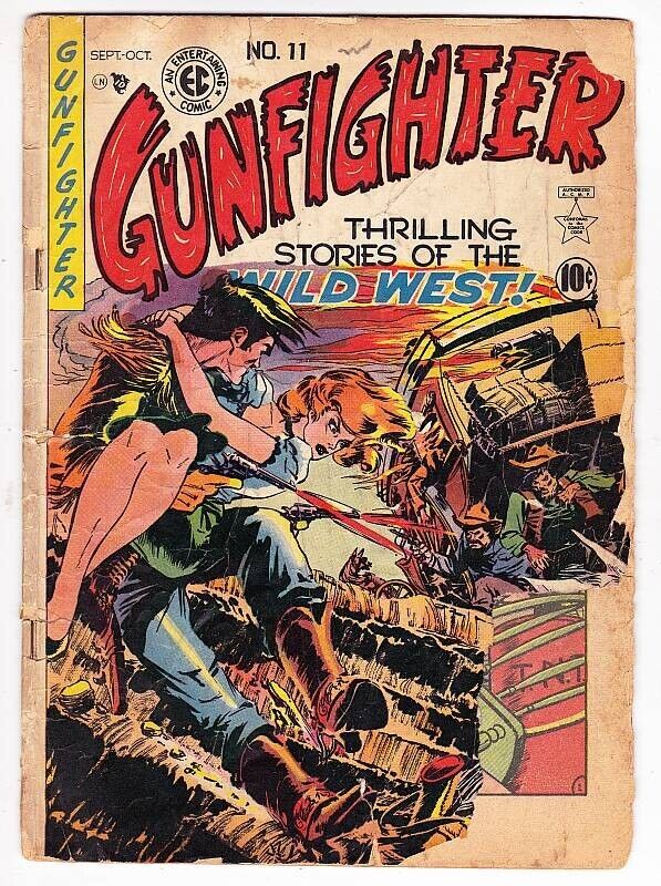 GUNFIGHTER #11 - Graham Ingels Al Feldstein Johnny Craig - 1949 EC Comic - F/G