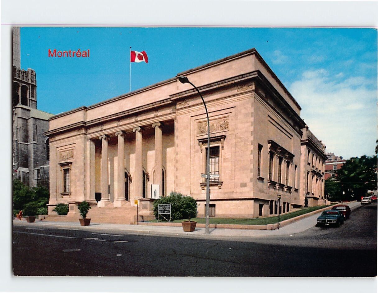 Postcard Museum Of Fine Arts Montreal Canada
