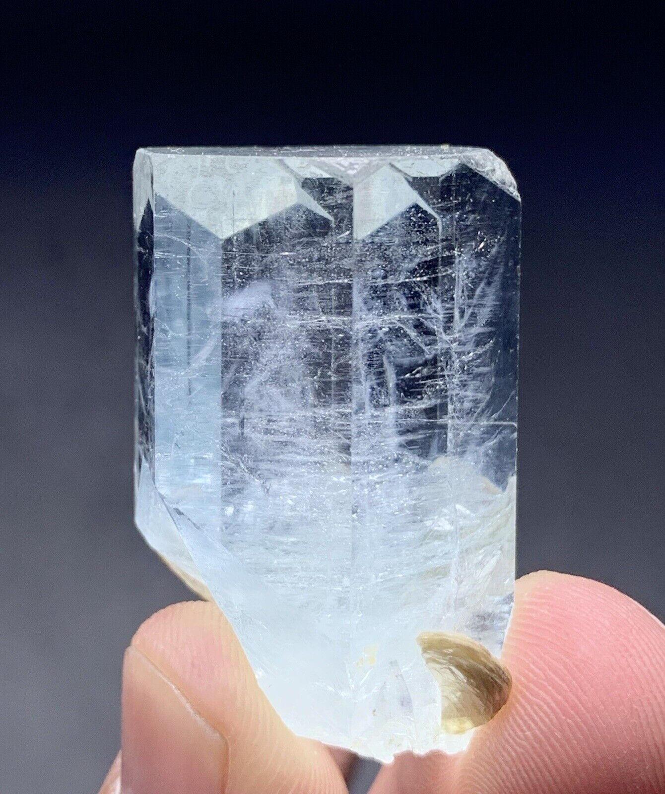 144  Cts Aquamarine Crystal with Mica  From Skardu Pakistan